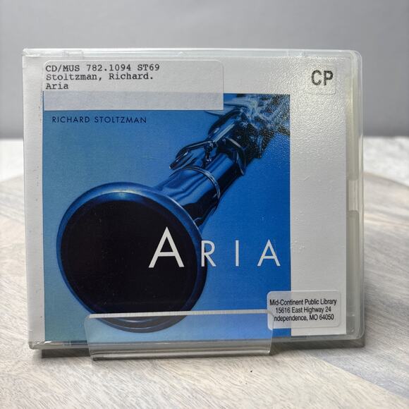 Aria by Stoltzman, Richard / Slovak Philharmonia Orch (CD, 1997) - Picture 1 of 5